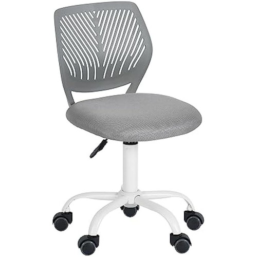 Homy Casa Desk Chair Adjustable Swivel Office Chair Fabric Seat ...