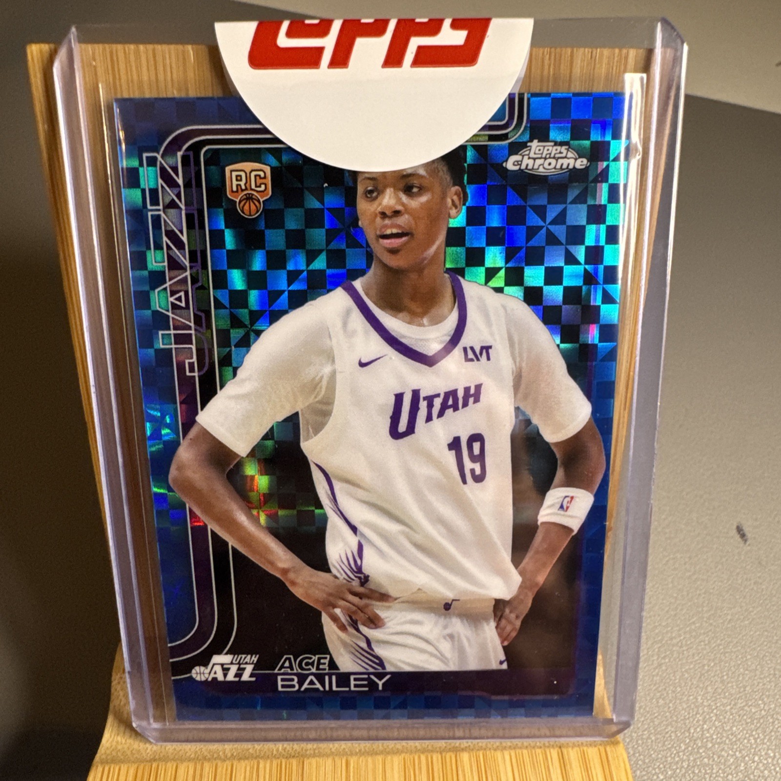 2025-26 Topps Chrome Basketball SEALED Ace Bailey #255 Blue X-Fractor Rookie RC