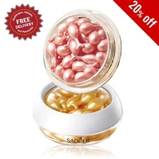 30pc SADOER Rose Sanil Face Serum Capsule Facial Moisturizing Brightening Firmin