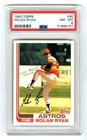 NOLAN RYAN~HOUSTON ASTROS~1982 TOPPS PSA-8 NM-MT WELL-CENTERED CARD #90~NEW CASE