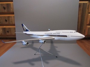 SINGAPORE AIRLINES B747-412 MEGATOP HUGE 1:100 SKYLAND MODELS ULTRA RARE! READ!