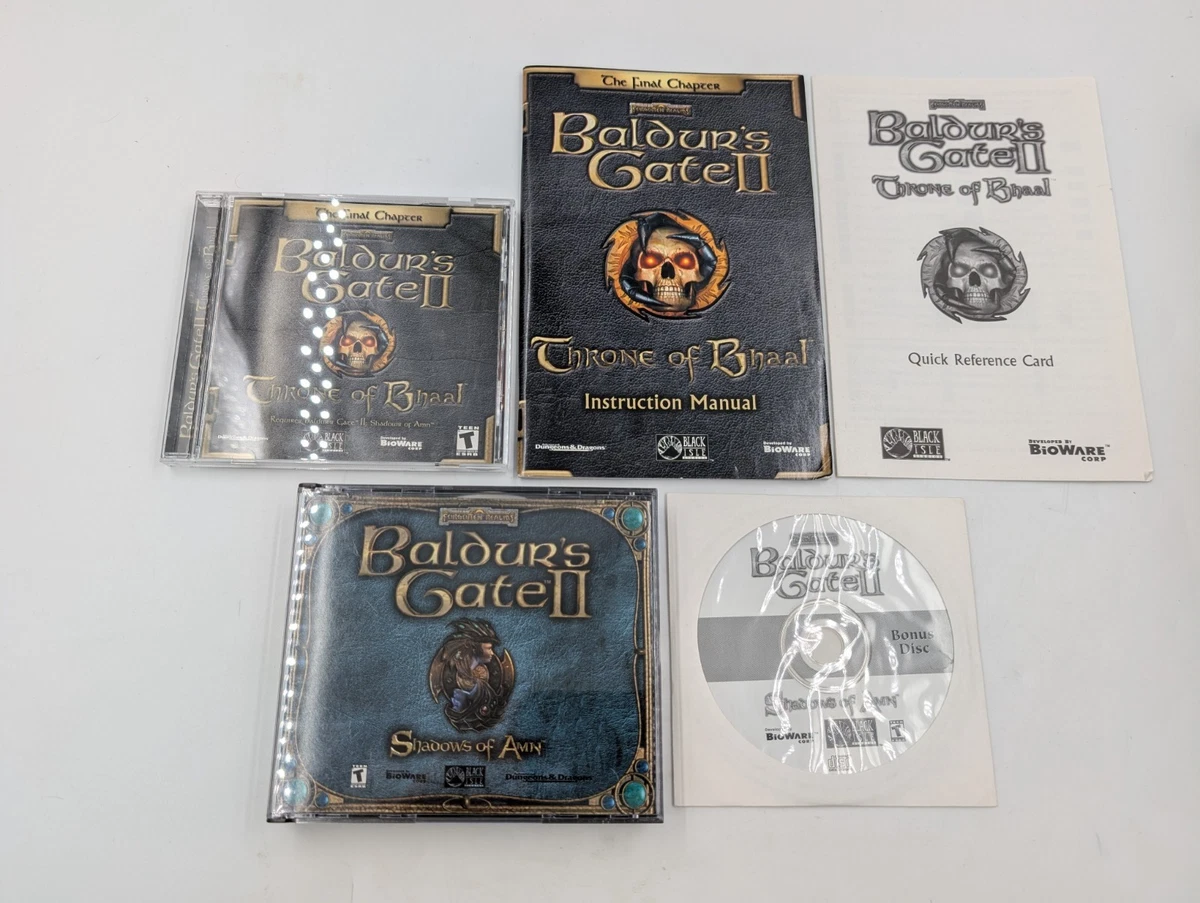 PC Baldur's Gate II: Shadows of Amn Video Games for sale - eBay