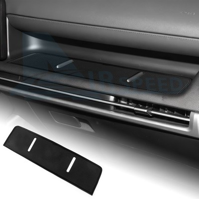 For Hyundai Tucson 2025 Passenger Tray Door Slot Pad Trim Latex Material Black
