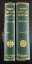 Worden 1911 Set, Nitrocellulose Industry, Chemistry Nitrates Acetates Xanthates