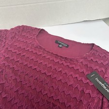 Sharagano NWT Stretch Maroon Chevron Lined Purple Potion Size 16W MSRP $119