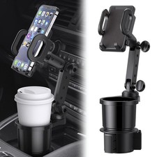 Car Cup Holder Phone Mount, Universal Auto Cell Phone Stand with Drink Expand...