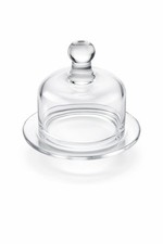 Butterglocke, Serv Dessert- und Buttercloche aus Glas, Serie „Style Lights“