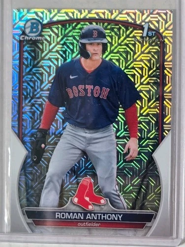 2023 Bowman - Chrome Prospects Roman Anthony #BCP-71 Mojo Refractor (RC)