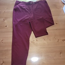 Maurices Womens Business Slacks in Maroon XL