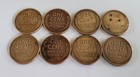 Lot of 8 Lincoln Wheat Pennies from SOME  of ( 41 - 57 ) Years — photo 5