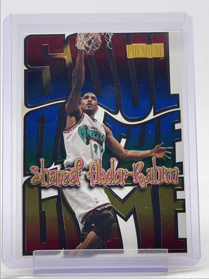 SHAREEF ABDUR-RAHIM 1998-99 SKYBOX PREMIUM SOUL OF THE GAME #15SG Q3562