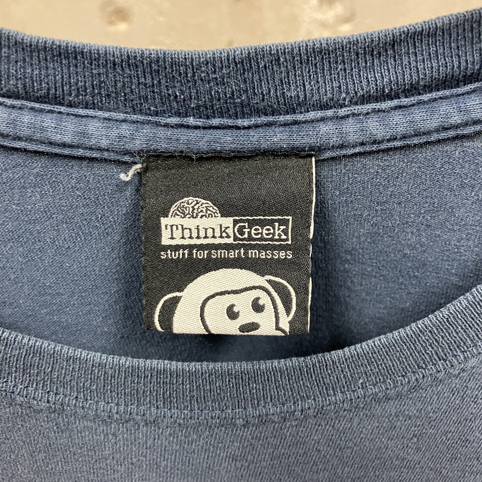 Blue ThinkGeek Binary Code “DAD” Nerdy Funny Come… - image 3