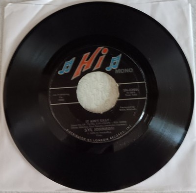 SYL JOHNSON - It Ain't Easy/Bout To Make Me Leave Home, 45, Mono, EX, 1979, Hi