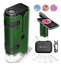 100X-250X Pocket Microscope for Kids Adults, Protable Handheld Miniscope, Mini M