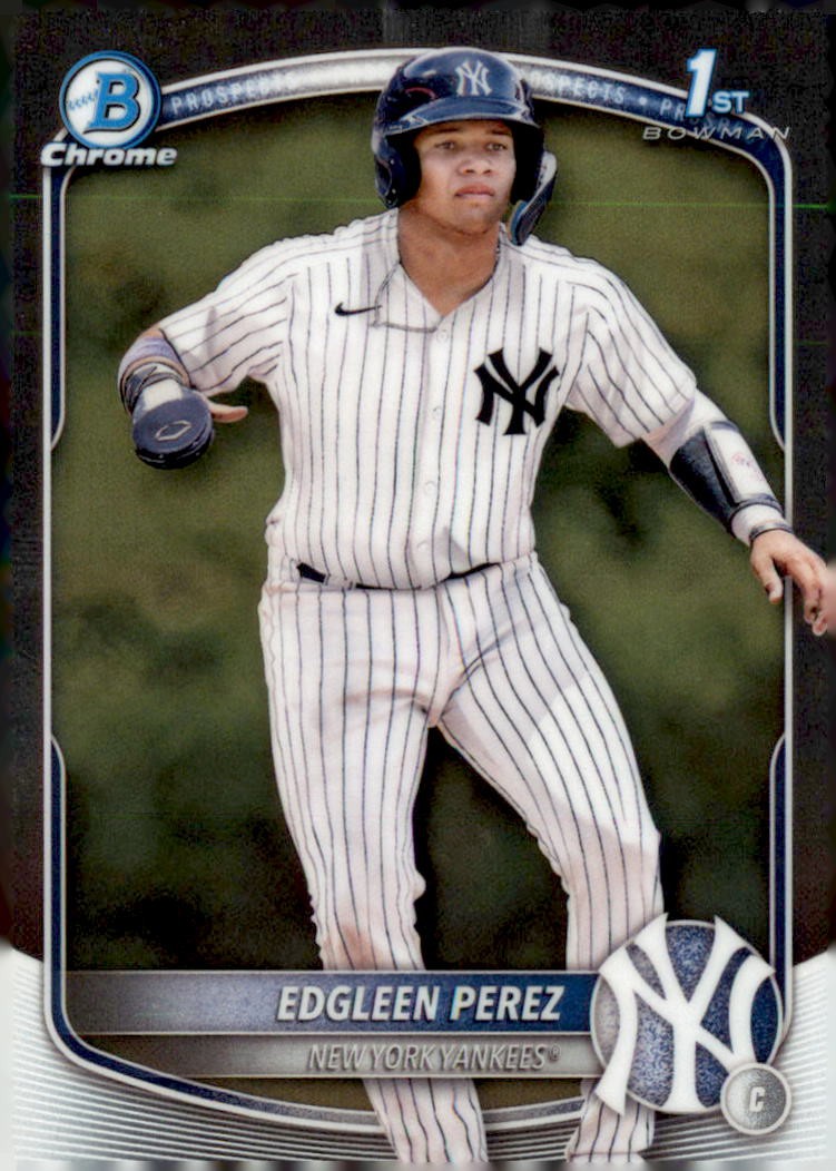 2025 Bowman #BCP-80 Edgleen Perez Chrome Prospects