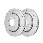 Front Drilled Brake Rotors for 2010-2020 Ford F-150 6Lugs