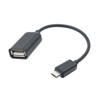 Micro USB 2.0 OTG -Kabel im GO -Adapter für Telefone Tablets (schwarz)