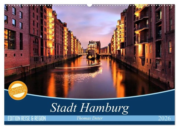 Thomas Deter | Stadt Hamburg (Wandkalender 2026 Din A2 Quer), Calvendo...-image