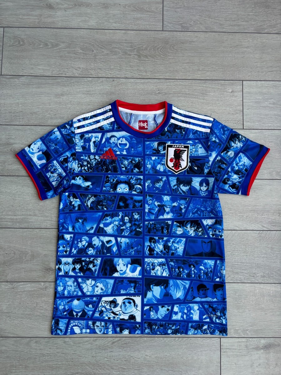 Japan Special Edition Anime Naruto Adidas Football Shirt Soccer