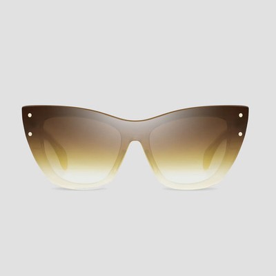 Bugatti Model 48L BNE Cat Eye Bone/Brown Gradient 55 mm Women's Sunglasses Frame