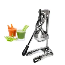 Professional Stainless Steel Manual Juicer - Handcrafted for Fresh, Purer Juice