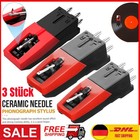 3 x Ersatz Tonabnehmer mit Nadel für Plattenspieler - Diamantnadel Stahlnadel