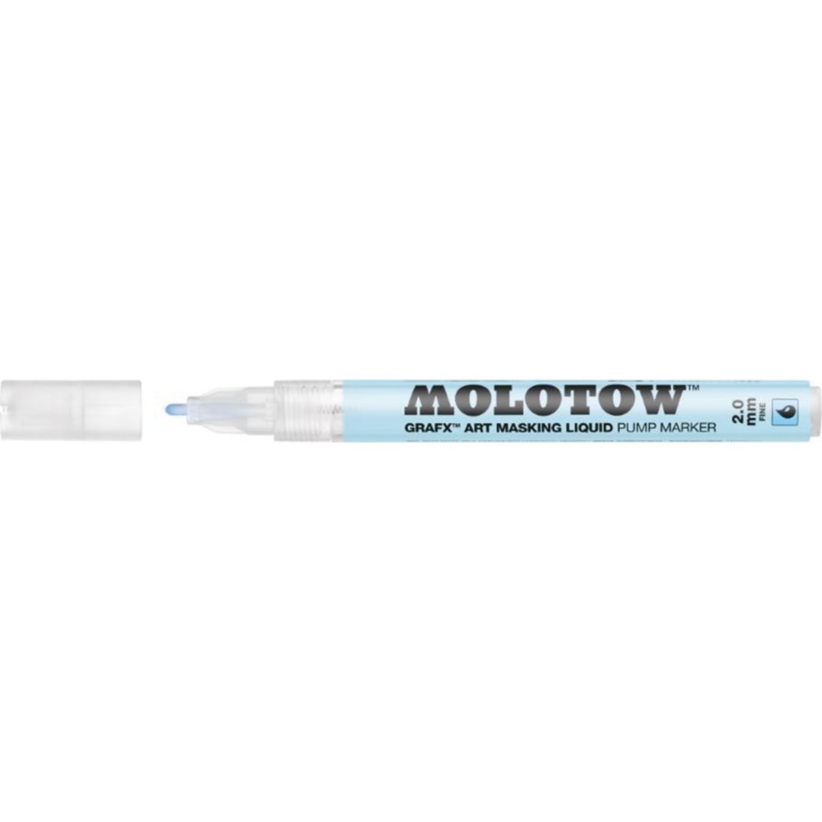 Molotow GRAFX Masking Fluid Pump Marker, 1 Count (Pack of 1)