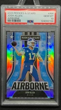 2023 Rookies & Stars Josh Allen Airborne Silver Prizm PSA 10 Gem Mint Bills