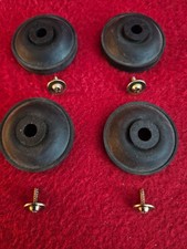 Vintage JVC L-A55 - parts - FEET x 4 w screws - for Direct Drive Turntable L-A55