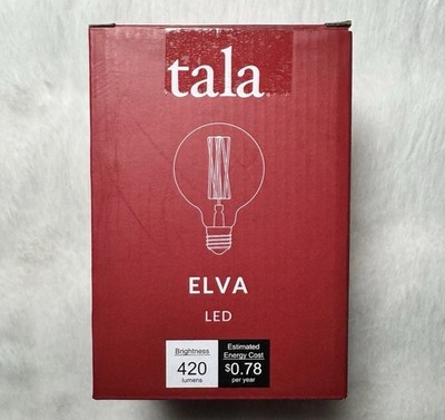 Tala Elva LED Tinted 6 Watt Light Bulb 480 Lumens Dimmable Warm Instant Light
