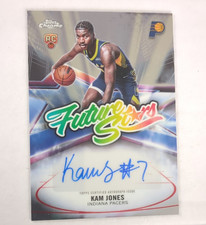 Topps Chrome Future Stars Kam Jones FS-KAM Autograph Rookie Pacers 2025-26