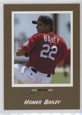 2004 Just Minors Just Rookies Gold /100 Homer Bailey #3 0q3