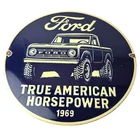 Vintage Ford Trucks Sign - American Horsepower Service Porcelain Sign