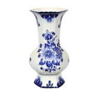 Delft Blue - Vintage Porcelain, Vase - Hand Painted, Holland Netherlands