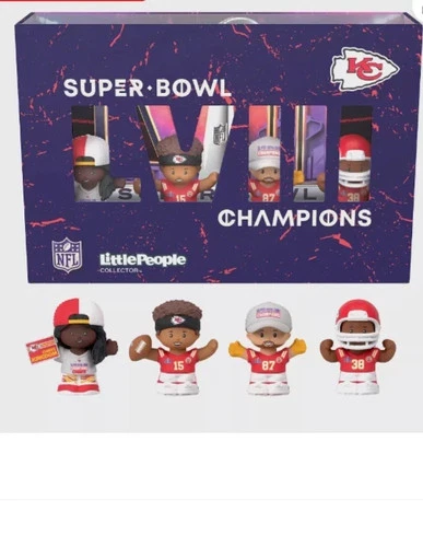 Little People Collector Super Bowl LVIII Champions Kansas City Chiefs HVW57 New
