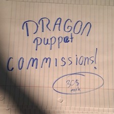 Dragon Fantasy Drawing on Paper - Cartoon Style Fantasy Art Illustration