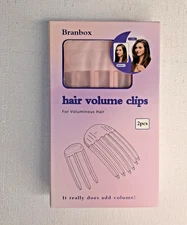 Branbox 2PCS Hair Volume Clip for Fluffy Bangs, Easy High Crown Volume Comb
