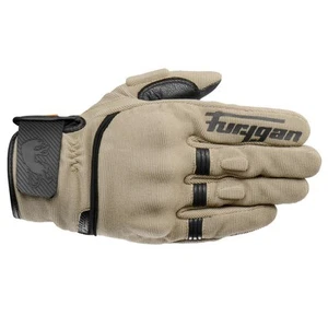 Furygan Jet D3O Evo Motorcycle Gloves Biker Sand Black