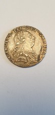 1787 George III Early Milled Silver Sixpence, Hearts, very nice condition