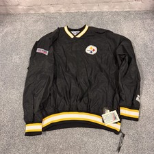 Vintage Deadstock NFL Pro Line Starter Pittsburgh Steelers Windbreaker Size M