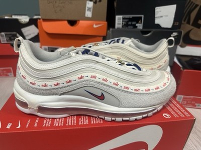 NIKE AIR MAX 97 SE LIGHT BONE RED 11W DC4013 001