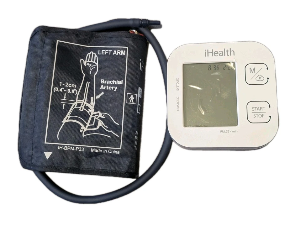 iHealth Smart Upper Arm Track Blood Pressure Monitor, Adjustable, Extra Large - Image 3 of 4