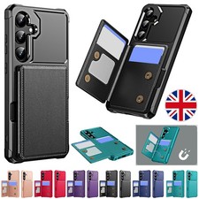 For Samsung Galaxy S25 S24 S23 S22 S21 S20 Case Wallet Leather Card Holder Cover