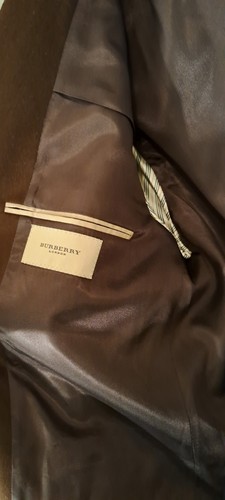 Burberry London Men's Cashmere Coat Jacket Size 46 R Brown Sports Coat - Picture 3 of 8