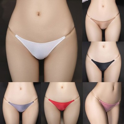 Weiblich T-Back Strings G-String Unterwäsche Weiblich Weich Einstellbar Glatt