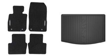 Frogum Fußmattensatz Autoteppich + Kofferraumwanne für Mazda CX-3 DK