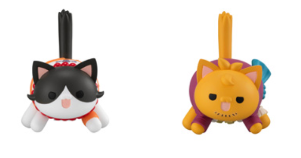 A猫 オバサン出品3.11 MEGA CAT PROJECT One Piece Ace & Marco Nyan Piece Meow Figure