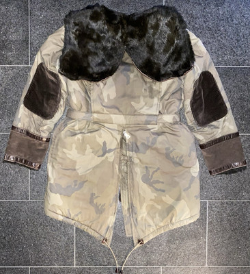 Dsquared2 F/W 2003 Most Iconic 50 Parka Coat Mantel Jacket Jacke Cool Camo Grail