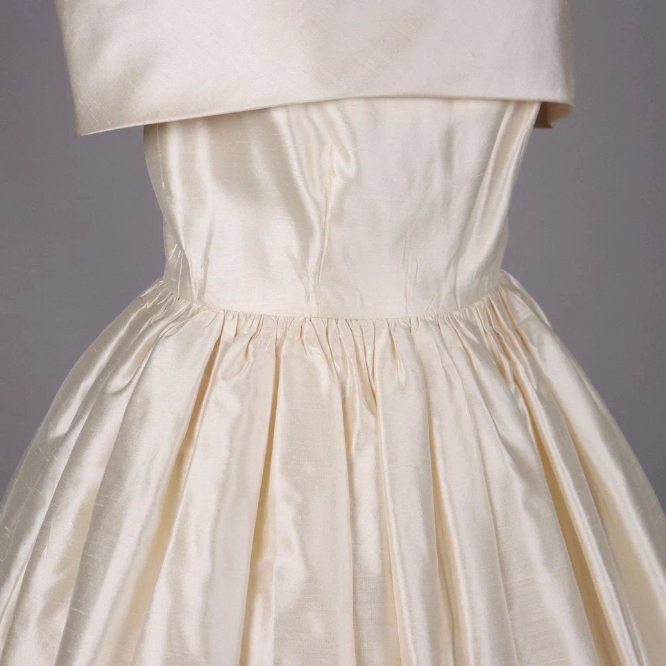 Second Hand Brautkleid Le Spose di Gio Seidenschantung Italien - Bild 3 von 4