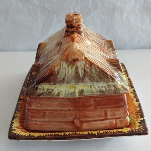 Vtg Cottage Ware Ceramic Butter Dish Cheese Price Bros England Cottagecore READ - Picture 3 of 20